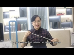 lâmpada germicida UVC Mercury Quartz Glass Ceramic Base dos tubos de 75W 1154mm